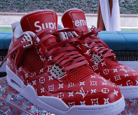 jordan 4 supreme louis vuitton